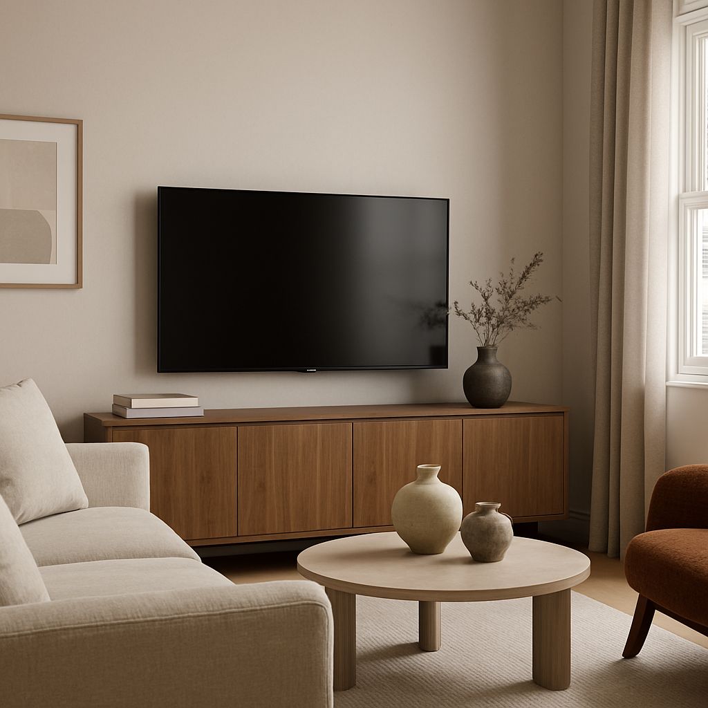 Loft conversion bedroom with skylight, sloped ceiling, modern furniture, and natural light